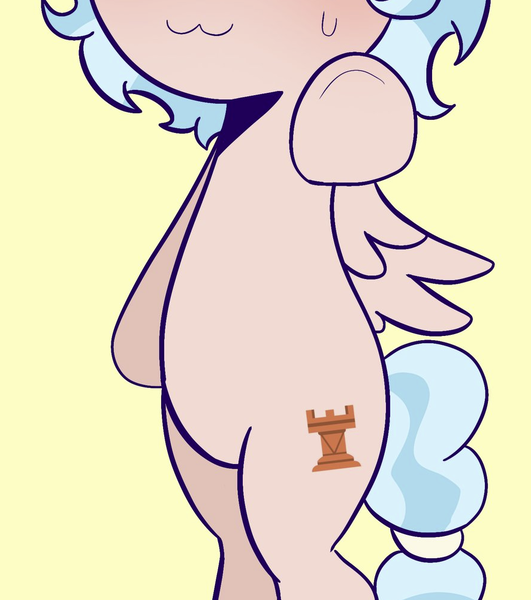 Size: 886x1002 | Tagged: safe, artist:eltrash_art6, derpibooru import, edit, cozy glow, pegasus, pony, g4, belly, bipedal, cropped, image, pictures of bellies, png, solo