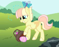 Size: 1024x820 | Tagged: safe, artist:tkn297, derpibooru import, oc, dragonfly, insect, pegasus, pony, easter, easter egg, female, holiday, image, mare, png, solo