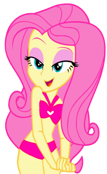 Size: 666x1080 | Tagged: suggestive, derpibooru import, screencap, fluttershy, equestria girls, g4, bare shoulders, bikini, charming, clothes, hot girl, image, png, seductive, semi-nude, sexy, spoilers for another series, swimsuit