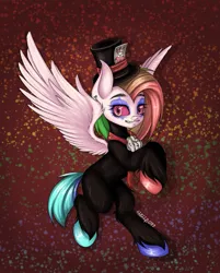 Size: 1031x1280 | Tagged: safe, artist:6hellboy9, derpibooru import, oc, pegasus, pony, clown, image, jpeg, scary