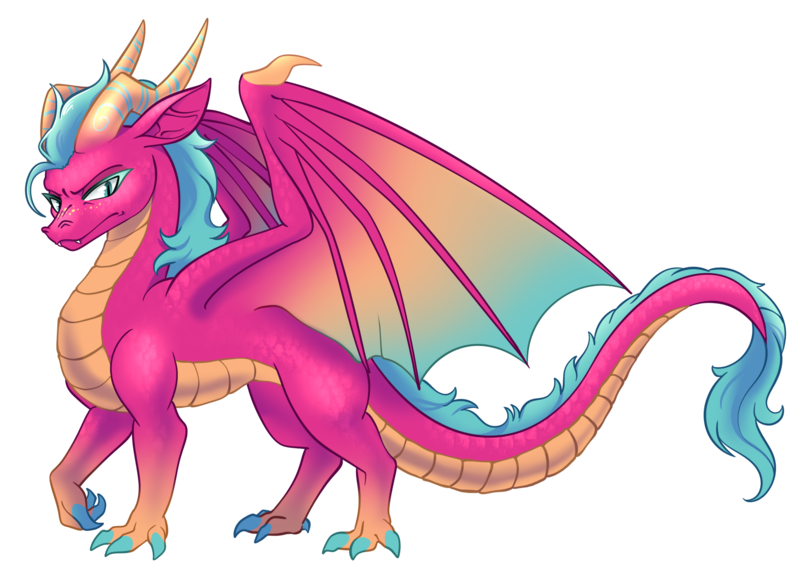 Size: 2819x2033 | Tagged: safe, artist:byefella, derpibooru import, dragon, g5, blaize skysong, concave belly, dragoness, female, image, muscles, png, redesign, simple background, solo, transparent background