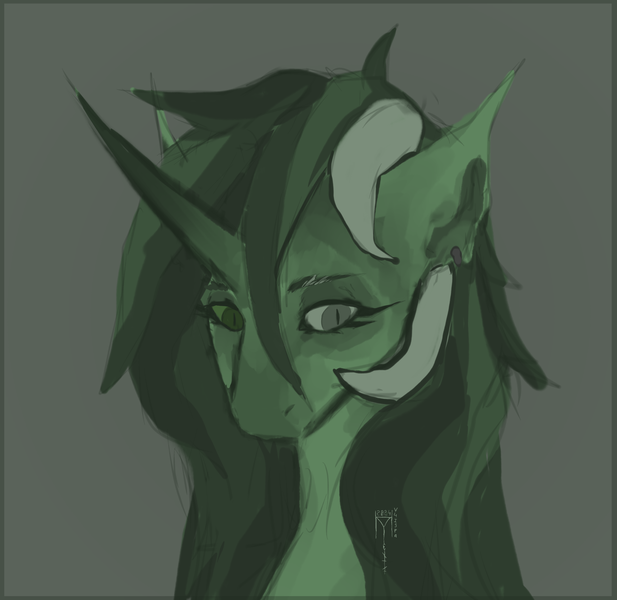 Size: 3486x3390 | Tagged: safe, derpibooru import, oc, alicorn, fallout equestria, alicorn oc, artificial alicorn, green alicorn (fo:e), green eyes, horn, image, png, wings