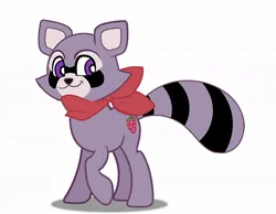 Size: 1040x809 | Tagged: safe, artist:valentingaio, derpibooru import, ponified, pony, bandana, image, jpeg, male, rambley raccoon