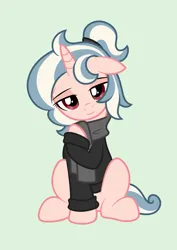 Size: 2480x3508 | Tagged: safe, artist:return 0, derpibooru import, oc, oc:vivi poff, unofficial characters only, unicorn, clothes, horn, image, looking at you, png, scarf, show accurate, solo, sweater