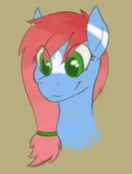 Size: 1162x1526 | Tagged: safe, artist:al solae, derpibooru import, oc, oc:aleatoric melody, unofficial characters only, pegasus, pony, bust, female, image, mare, pegasus oc, png, smiling, solo, wings