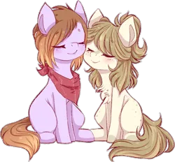 Size: 1438x1336 | Tagged: safe, artist:amiicommissions, derpibooru import, oc, oc:sabrina, oc:tegan, unofficial characters only, earth pony, pony, female, image, mare, png, simple background, transparent background