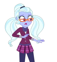 Size: 2300x2481 | Tagged: safe, artist:gmaplay, derpibooru import, screencap, sugarcoat, equestria girls, g4, clothes, crystal prep academy, crystal prep academy uniform, crystal prep shadowbolts, image, my little pony equestria girls: friendship games, png, scared, school uniform, worried