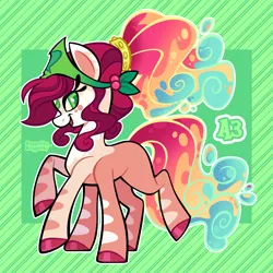 Size: 3000x3000 | Tagged: safe, artist:3ggmilky, derpibooru import, oc, earth pony, pony, female, image, mare, png, six legs, six-legged pony, solo