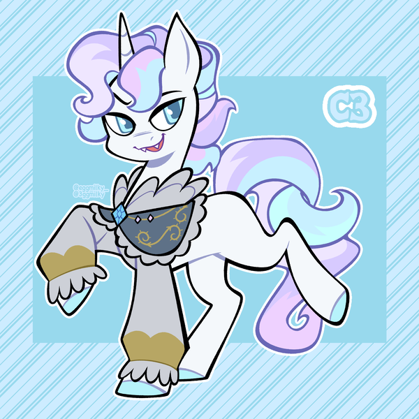 Size: 3000x3000 | Tagged: safe, artist:3ggmilky, derpibooru import, oc, pony, unicorn, clothes, horn, image, male, png, shirt, solo, stallion