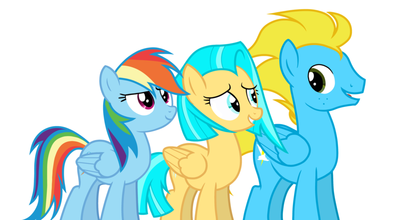 Size: 3985x2237 | Tagged: safe, artist:alicesponycorner, derpibooru import, rainbow dash, oc, pegasus, pony, g4, couple, group, group photo, group picture, group shot, image, png, show accurate