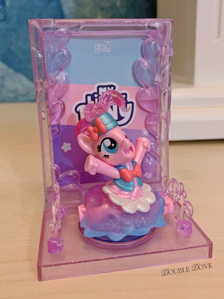 Size: 2597x3463 | Tagged: safe, derpibooru import, official, pinkie pie, crystal pony, earth pony, pony, g4, chinese text, crystallized, figure, grand galloping gala, image, indoors, jpeg, kayou, merchandise, moon runes, open mouth, outfit, solo