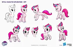 Size: 2083x1349 | Tagged: safe, artist:claudio naccari, artist:claudionaccari, boulder media, derpibooru import, official, zipp storm, pegasus, pony, g5, boulder media logo, concept art, female, hasbro, hasbro logo, image, jpeg, logo, mare, my little pony g5 2d show (boulder media), my little pony logo, simple background, slender, text, thin, white background