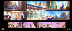 Size: 3000x1304 | Tagged: safe, artist:alvaroramirez, boulder media, derpibooru import, official, hitch trailblazer, izzy moonbow, pipp petals, sunny starscout, zipp storm, earth pony, pegasus, pony, unicorn, g5, my little pony: a new generation, boulder media logo, concept art, female, hasbro, hasbro logo, horn, image, jpeg, logo, male, mane five, mare, my little pony logo, my little pony: a new generation logo, netflix, netflix logo, royal sisters (g5), siblings, sisters, stallion, zephyr heights