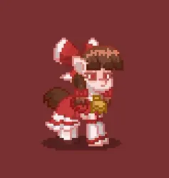 Size: 493x521 | Tagged: safe, derpibooru import, ponified, earth pony, pony, pony town, bow, clothes, female, hakurei reimu, image, jpeg, mare, miko, simple background, skirt, touhou