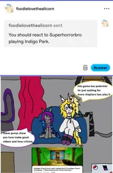 Size: 1179x1803 | Tagged: safe, artist:ask-luciavampire, derpibooru import, oc, alicorn, pegasus, pony, ask, image, png, tumblr, video game, video reaction