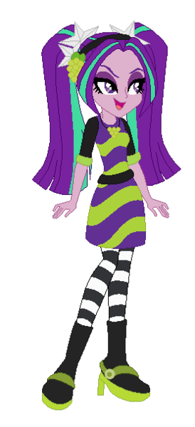 Size: 278x609 | Tagged: safe, artist:selenaede, artist:user15432, derpibooru import, aria blaze, human, equestria girls, g4, base used, boots, clothes, crossover, diana kaarina, dress, green dress, headband, image, jewelry, necklace, open mouth, open smile, png, purple dress, shoes, smiling, socks, solo, sour grapes, stockings, strawberry shortcake, strawberry shortcake's berry bitty adventures, thigh highs, voice actor joke