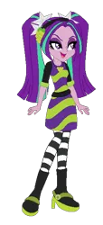 Size: 278x609 | Tagged: safe, artist:selenaede, artist:user15432, derpibooru import, aria blaze, human, equestria girls, g4, base used, boots, clothes, crossover, diana kaarina, dress, green dress, headband, image, jewelry, necklace, open mouth, open smile, png, purple dress, shoes, smiling, socks, solo, sour grapes, stockings, strawberry shortcake, strawberry shortcake's berry bitty adventures, thigh highs, voice actor joke