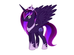 Size: 2732x2048 | Tagged: safe, artist:lunamidnight1998, derpibooru import, oc, oc:prince altair, unofficial characters only, alicorn, pony, g4, crown, digital art, handsome, image, jewelry, male, png, regalia, smiling, solo, stallion, unshorn fetlocks