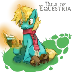 Size: 1920x1920 | Tagged: safe, artist:_butterscotch, derpibooru import, oc, oc:bright spark, unofficial characters only, pony, rat, unicorn, bag, book, clothes, horn, image, magic, male, png, saddle bag, scarf, simple background, telekinesis, text, unicorn horn, unicorn oc