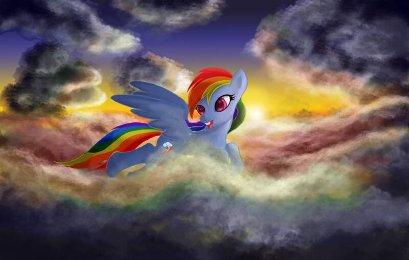 Size: 1122x712 | Tagged: safe, artist:lemuur-art, derpibooru import, rainbow dash, pegasus, pony, g4, image, jpeg, solo