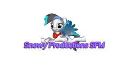 Size: 1280x720 | Tagged: safe, artist:snowy starshine, derpibooru import, oc, oc:snowy starshine, unofficial characters only, pegasus, pony, 3d, crossed hooves, headphones, image, looking at you, png, simple background, solo, source filmmaker, spread wings, text, transparent background, wings