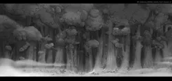 Size: 3500x1649 | Tagged: safe, boulder media, derpibooru import, official, g5, my little pony: a new generation, bridlewood, concept art, forest, image, jpeg, nature, outdoors, outskirts, tree