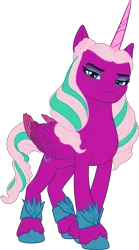 Size: 2477x4448 | Tagged: safe, derpibooru import, official, alicorn, pony, g5, my little pony: make your mark, .ai available, .svg available, female, folded wings, g5 brand assets, horn, image, mare, opaline arcana, png, simple background, solo, transparent background, unshorn fetlocks, vector, wings