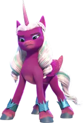 Size: 1996x2958 | Tagged: safe, derpibooru import, official, alicorn, pony, g5, my little pony: make your mark, female, folded wings, g5 brand assets, horn, image, mare, opaline arcana, png, simple background, solo, transparent background, unshorn fetlocks, wings