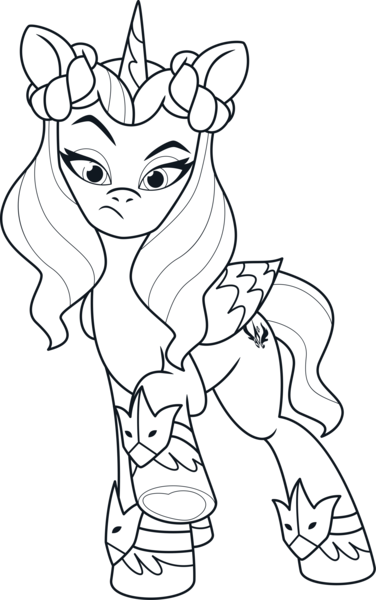 Size: 2613x4170 | Tagged: safe, derpibooru import, official, alicorn, pony, g5, my little pony: tell your tale, .ai available, .svg available, female, g5 brand assets, image, lineart, mare, opaline arcana, png, simple background, solo, transparent background, vector