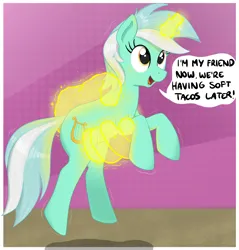 Size: 2004x2093 | Tagged: safe, artist:eels, derpibooru import, lyra heartstrings, pony, unicorn, g4, hand, horn, image, l.u.l.s., magic, magic aura, magic hands, png, that pony sure does love hands