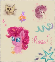 Size: 4178x4678 | Tagged: safe, derpibooru import, cat, earth pony, pony, bust, digital art, doodle, female, image, jpeg, mare, rebelle