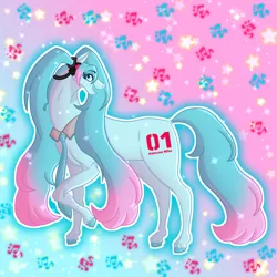 Size: 1600x1600 | Tagged: safe, artist:ireneroxanne666, derpibooru import, earth pony, pony, clothes, female, hatsune miku, image, mare, necktie, png, solo, vocaloid