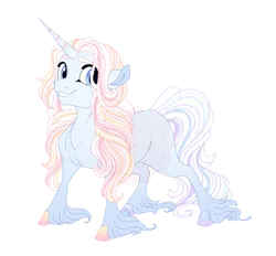 Size: 4200x3900 | Tagged: safe, artist:gigason, derpibooru import, oc, oc:snowbow opal, unofficial characters only, pony, unicorn, g4, adoptable, blank flank, blue coat, blue eyes, colored, colored eyebrows, colored hooves, colored pinnae, crack ship offspring, curly mane, curly tail, ear fluff, eyebrows, eyelashes, female, female oc, fetlock tuft, flat colors, gradient hooves, grin, high res, hooves, horn, image, light blue coat, long fetlocks, looking back, magical lesbian spawn, mare, mare oc, mismatched hooves, multicolored hooves, multicolored mane, multicolored tail, obtrusive watermark, offspring, parent:princess platinum, parent:rainbow dash, png, raised eyebrow, simple background, smiling, solo, standing, striped horn, striped mane, striped tail, tail, three quarter view, transparent background, unicorn horn, unicorn oc, unshorn fetlocks, watermark, white mane, white tail