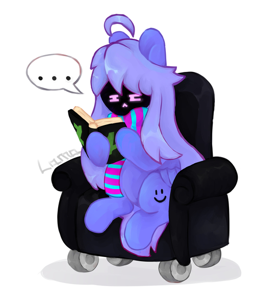 Size: 2696x2968 | Tagged: safe, artist:lamaka, derpibooru import, oc, oc:critic, pegasus, pony, book, chair, clothes, image, jpeg, no face, scarf, simple background, село