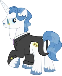 Size: 3000x3660 | Tagged: safe, artist:cloudy glow, derpibooru import, fancypants, pony, unicorn, g4, angry, clothes, fancypants is not amused, horn, image, male, monocle, png, simple background, stallion, transparent background, vector, vest