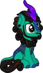 Size: 931x1558 | Tagged: safe, artist:lightningbolt, derpibooru import, ponified, kirin, pony, .svg available, clothes, cloven hooves, derpibooru exclusive, ear piercing, facial hair, gauges, gym class heroes, horn, image, male, nose piercing, piercing, png, scales, show accurate, smiling, travis mccoy, vector, vest