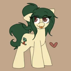 Size: 600x600 | Tagged: safe, artist:puppie, derpibooru import, oc, oc:myrtle remedy, unofficial characters only, earth pony, pony, cute, female, image, mare, messy mane, png, solo, solo female