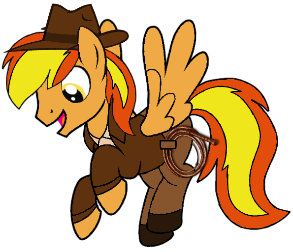 Size: 595x513 | Tagged: safe, artist:noi kincade, derpibooru import, oc, oc:firey ratchet, pegasus, clothes, costume, fedora, hat, image, indiana jones, male, png, rope, simple background, solo, transparent background