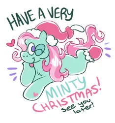 Size: 1000x1067 | Tagged: safe, artist:stimpower, derpibooru import, minty, earth pony, pony, g3, image, my little pony: a very minty christmas, png, solo