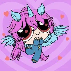 Size: 4134x4134 | Tagged: safe, derpibooru import, oc, oc:qiran, alicorn, image, png, the powerpuff girls