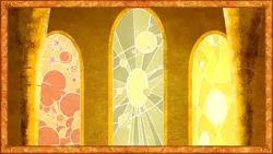 Size: 1920x1080 | Tagged: safe, derpibooru import, screencap, friendship is magic, g4, image, my little pony, no pony, png, stained glass, window