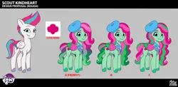 Size: 2744x1341 | Tagged: safe, derpibooru import, official, pegasus, pony, g5, my little pony: tell your tale, .psd available, behind the scenes, colored wings, concept art, female, folded wings, image, mare, multicolored wings, png, scout kindheart, wings