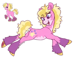 Size: 1321x1010 | Tagged: safe, artist:caffeinatedcarny, derpibooru import, starlight (g1), earth pony, pony, g1, my little pony tales, beauty mark, coat markings, colored hooves, facial markings, frog (hoof), hooves, image, mealy mouth (coat marking), png, redesign, simple background, socks (coat marking), solo, transparent background, underhoof, unshorn fetlocks