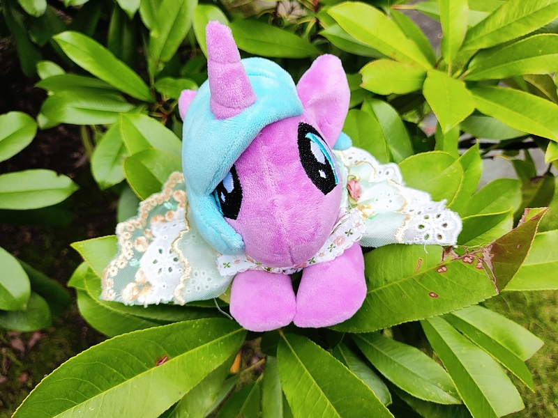 Size: 2304x1728 | Tagged: safe, derpibooru import, idw, photographer:brella, radiant hope, pony, g4, image, irl, jpeg, photo, plushie, pony plushie