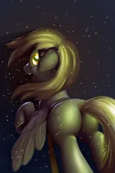 Size: 2000x3000 | Tagged: semi-grimdark, artist:moonlitbrush, derpibooru import, derpy hooves, ditzy doo, pegasus, pony, comic:derpy deliveries, fallout equestria, g4, balefire bomb, bubble butt, butt, female, flying, frown, image, looking at you, looking back, mare, plot, png, reflection, spread wings, wide eyes, wings