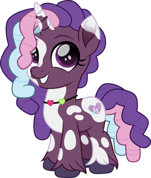 Size: 1532x1800 | Tagged: safe, artist:cloudy glow, derpibooru import, violette rainbow, unicorn, g5, female, horn, image, png, simple background, solo, transparent background, vector