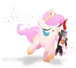 Size: 1182x1053 | Tagged: safe, artist:rariedash, derpibooru import, princess celestia, alicorn, pony, g4, cewestia, cute, cutelestia, cutie mark, dark souls, doll, female, filly, foal, hooves, horn, image, lineless, open mouth, plushie, png, simple background, solaire of astora, solo, spread wings, toy, transparent background, wings, younger