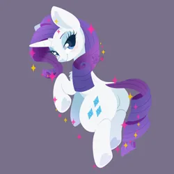 Size: 1024x1024 | Tagged: safe, artist:snow angel, derpibooru import, rarity, pony, unicorn, g4, beautiful, butt, female, horn, image, looking at you, looking back, looking back at you, mare, plot, png, pretty, simple background, solo, sparkles