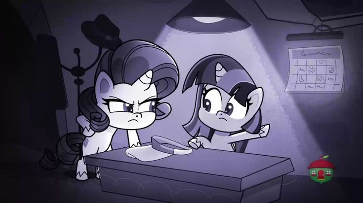 Size: 735x412 | Tagged: safe, derpibooru import, screencap, rarity, twilight sparkle, twilight sparkle (alicorn), alicorn, pony, unicorn, g4, my little pony: pony life, whoof-dunnit, spoiler:pony life s01e22, bipedal, duo, duo female, female, horn, image, jpeg, mare, treehouse logo, watermark