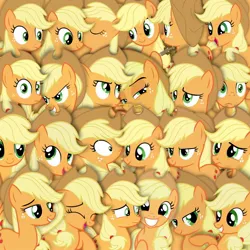 Size: 1440x1440 | Tagged: safe, artist:disxordance, derpibooru import, applejack, g4, image, jackletree, jpeg, multeity